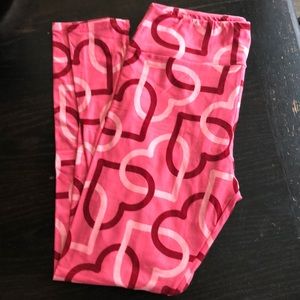 NWOT Valentines LuLaRoe TC Leggings